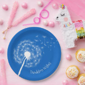 ダンデリオンウィッシュデザイン紙プレート ペーパープレート (パーティー)
