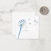 ダンデリオンカスタムフラットノートカード ノートカード (正面/裏面インサイチュ)