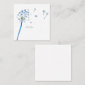 ダンデリオンカスタムフラットノートカード ノートカード (正面/裏面)