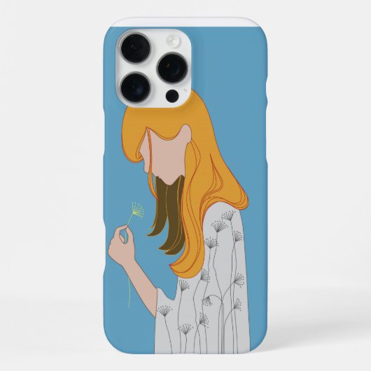 ダンデリオンガール iPhoneケース (裏面)
