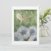 『ダンデリオンクロック妖精ズ』招待状 招待状 (スタンド正面)