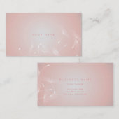 ダンデリオンパウダーピンクコーラルセラピストVip 名刺 (正面/裏面)