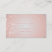 ダンデリオンパウダーピンクコーラルセラピストVip 名刺 (裏面)