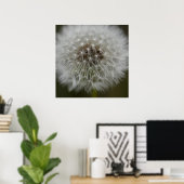 ダンデリオンパフプリント ポスター (ホームオフィス)