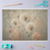 ダンデリオンヴィンテージフローラデクページ 薄葉紙 (クラフト)