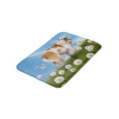 ダンデリオン犬 バスマット (アングル)