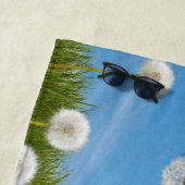 ダンデリオン犬 ビーチタオル (インサイチュ)