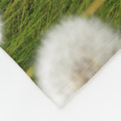 ダンデリオン犬 フリースブランケット (角)