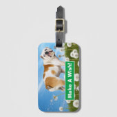 ダンデリオン犬 ラゲッジタグ (正面縦)