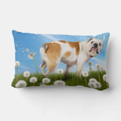 ダンデリオン犬 ランバークッション (裏面)