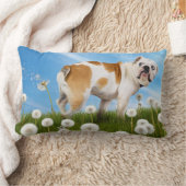 ダンデリオン犬 ランバークッション (ブランケット)