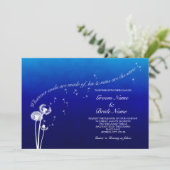 ダンデリオン結婚式招待状 招待状 (スタンド正面)