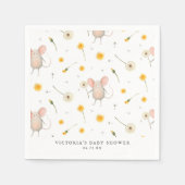 ダンデロンの願い |春水彩ベビーシャワー スタンダードカクテルナプキン (正面)