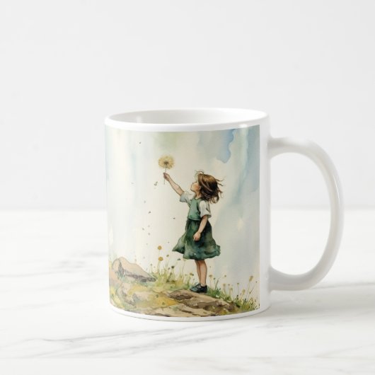 ダンデロンは彼女への贈り物を願う コーヒーマグカップ (右)