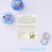 ダンデロンイラストレーション造園ビジネスフライヤー チラシ (シングル)