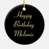 ダンデロンカスタム誕生日 セラミックオーナメント (裏面)