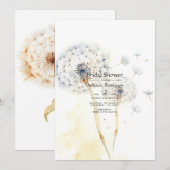 ダンデロンブライダルシャワー 招待状 (正面/裏面)