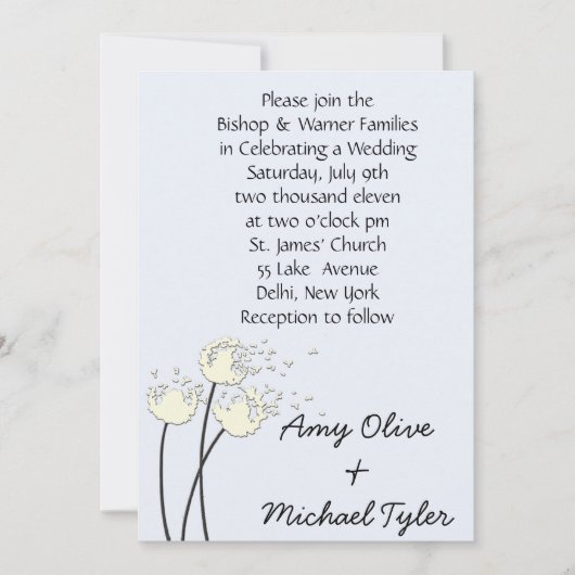 ダンデ吹リオン 招待状 (正面)