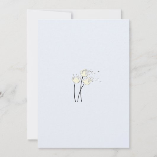 ダンデ吹リオン 招待状 (裏面)