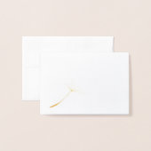 ダンデ独身のリオンタフト 箔カード (封筒付き正面)