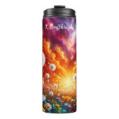 ダンデ鮮やかリオンフィールドコズミックサンセット タンブラー (正面)