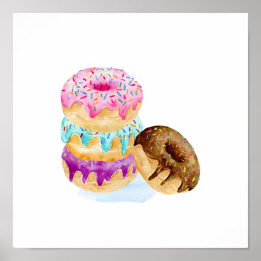 ダントの水彩画 ポスター (正面)