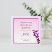 ダンドラビウムの花 招待状 (スタンド正面)