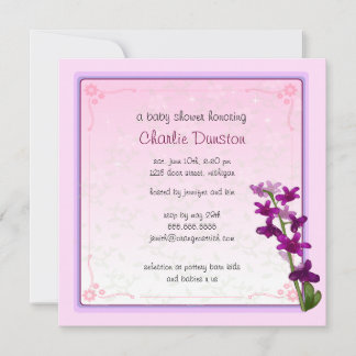 ダンドラビウムの花 招待状