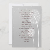 ダンドリオンパフス，グレイスタイリッシュ,結婚式招待状 招待状 (正面)