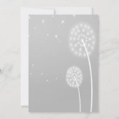 ダンドリオンパフス，グレイスタイリッシュ,結婚式招待状 招待状 (裏面)