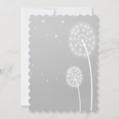 ダンドリオンパフス，グレイスタイリッシュ,結婚式招待状 招待状 (裏面)