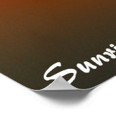 ダンドワランビーチサンライズポスター ポスター (角)