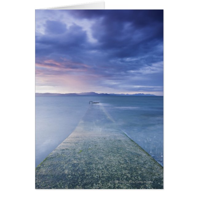 ダンドーク湾上の日没 (正面)