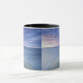 ダンドーク湾上の日没 マグカップ (中央)