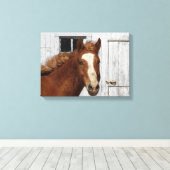 ダンニットが挨拶 キャンバスプリント (インサイチュ (ウッドフロア))