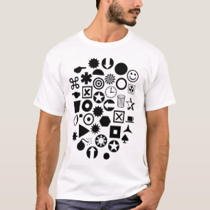 ダンバット抽象芸術 Tシャツ