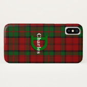 ダンバルカラフルクランタータンチェックプレイドカスタム Case-Mate iPhoneケース (裏面(横))