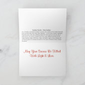 ダンバーキャッスル – クランダンバーホリークリスマスカード シーズンカード (内部)