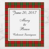 ダンバースコティッ結婚トのワインラベル ワインラベル (シングルラベル)