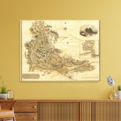 ダンバートンシャー キャンバスプリント (インサイチュ (リビング))