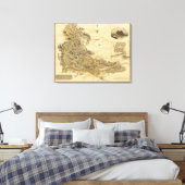 ダンバートンシャー キャンバスプリント (インサイチュ (寝室))