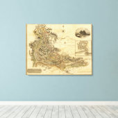 ダンバートンシャー キャンバスプリント (インサイチュ (ウッドフロア))