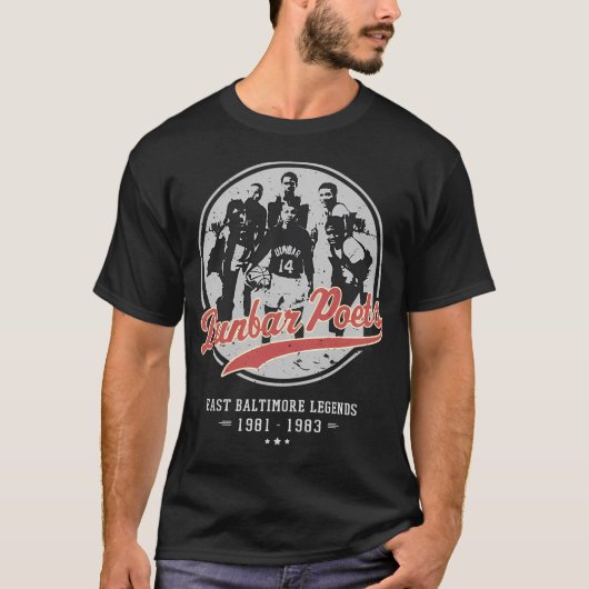 ダンバー詩人1981年~1983年素晴らし高校 Tシャツ (正面)