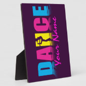 ダンパーソナライズされたスダンサー フォトプラーク (側面)