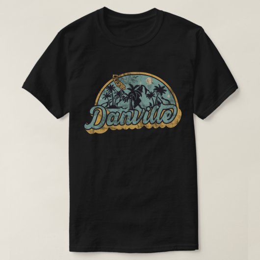 ダンビル カリフォルニア Tシャツ (デザイン正面)