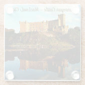 ダンビーガンキャッスル – MacLeod Clan ガラスコースター (裏面)