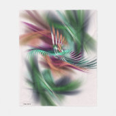 ダンファンシーサ抽象芸術 フリースブランケット (正面)