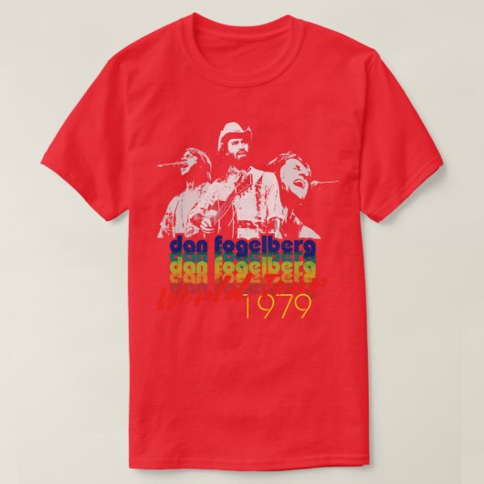 ダンフォーゲルベルグワールドツアー1979 Tシャツ (デザイン正面)