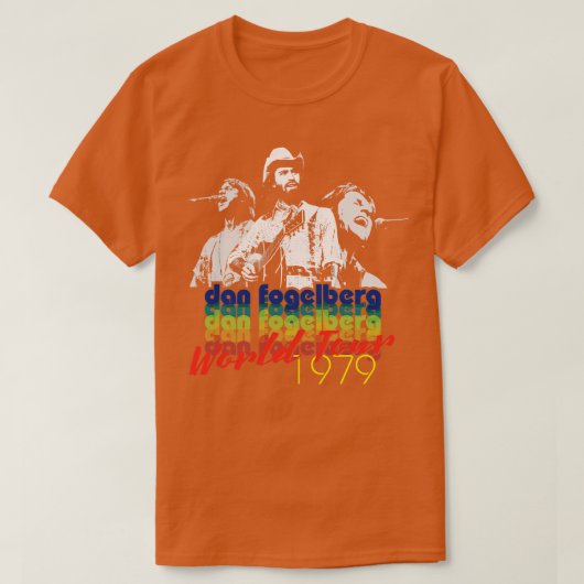 ダンフォーゲルベルグワールドツアー1979 Tシャツ (デザイン正面)