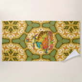 ダンフランスのセエレガンス ビーチタオル (正面)